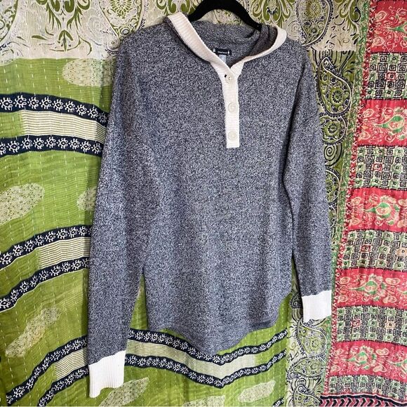 Smartwool Shadow Pine Marled Hooded Sweatshirt Size Medium - Picture 8 of 14